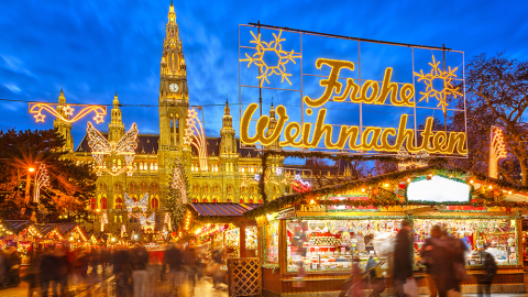 Mercado de Natal em Viena