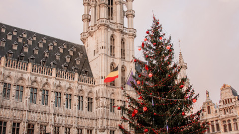 Mercado de Natal em Bruxelas