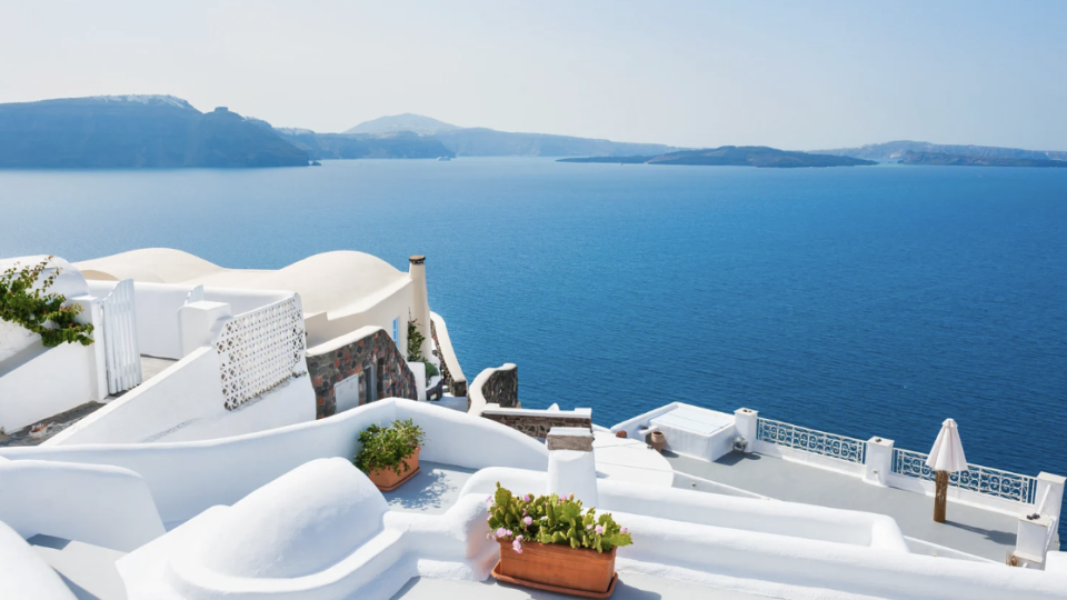 Romance no Paraíso Grego: Santorini!