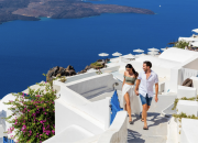 Romance no Paraíso Grego: Santorini!