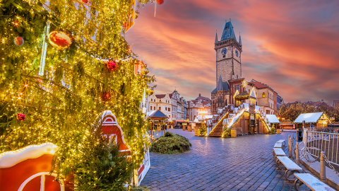 Mercado de Natal em Praga